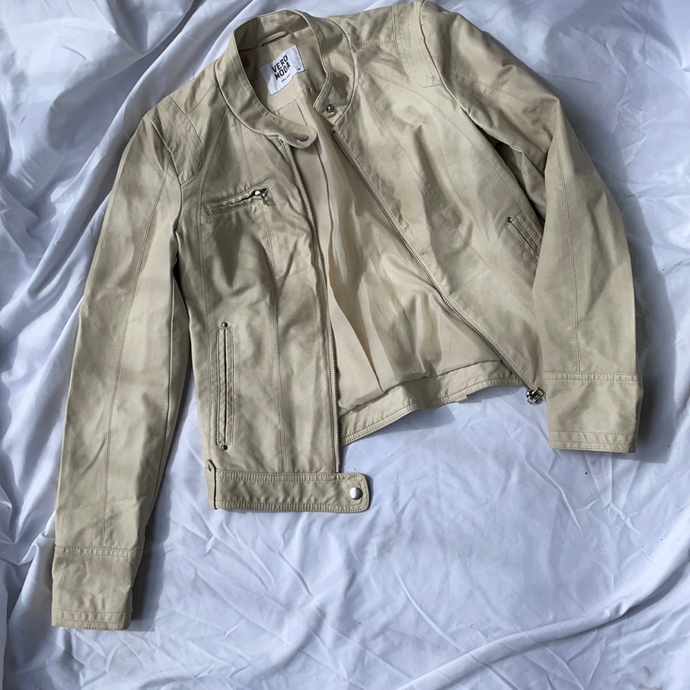 Off-White leather jacket
